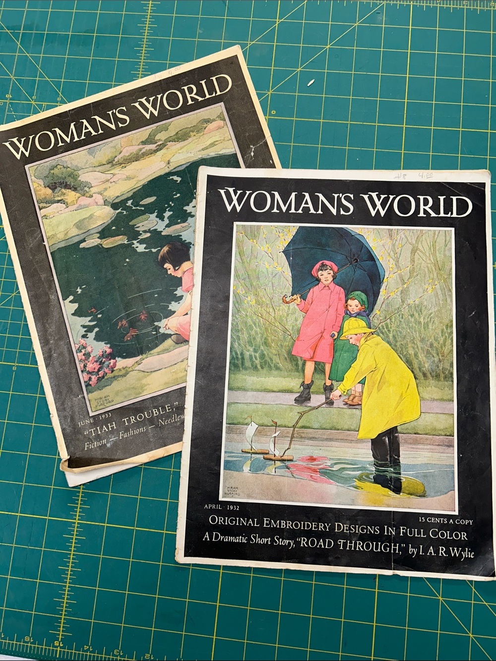 WOMAN'S WORLD Vintage Magazines June 1933 and April 1932